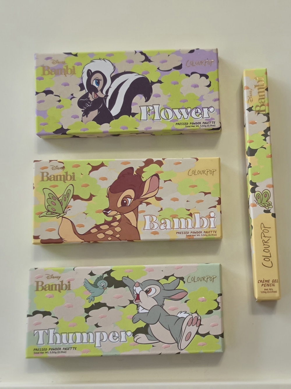 BNIB *RARE* ColourPop x Disney Bambi Palettes + Meadow Eyeliner Set